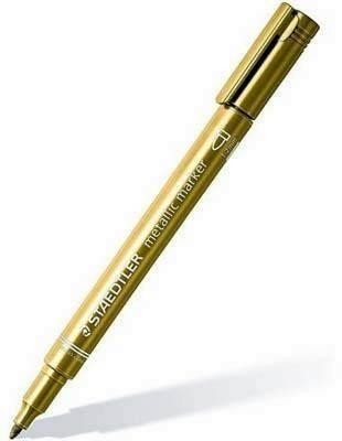 Rotulador Staedtler 8323-11 MetalIic Oro  1-2 mm