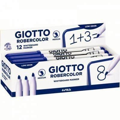 Rotulador Robercolor Pizarra C/12 Azul 413401