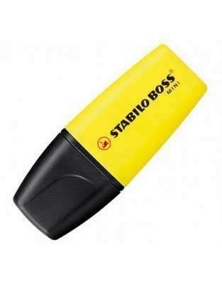 Rotulador Fluorescente Stabilo Boss Mini Amarillo 07/24