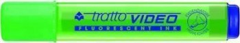Rotulador Fluorescente Tratto Video Verde 830202
