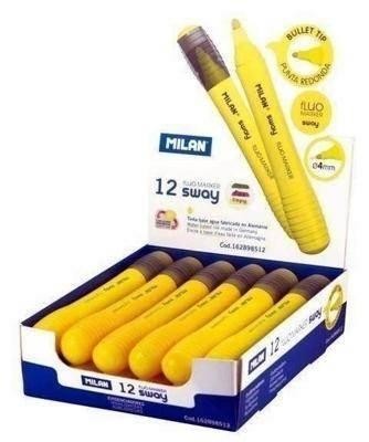 Rotulador Fluorescente Milan Amarillo 162898512 SWAY