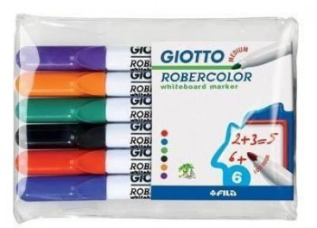 Rotulador Robercolor pizarra C/6 surtidas 414200