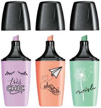 Rotulador fluorescente Stabilo Bos pastel mini estuche 3 07/03-47