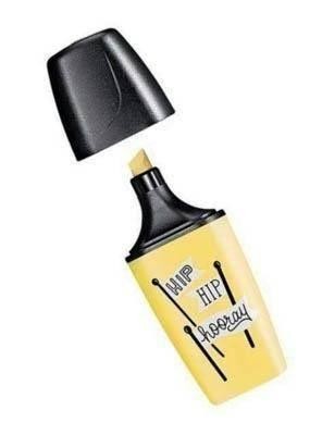 Rotulador fluorescente Stabilo Boss mini amarillo crema 07/144-7