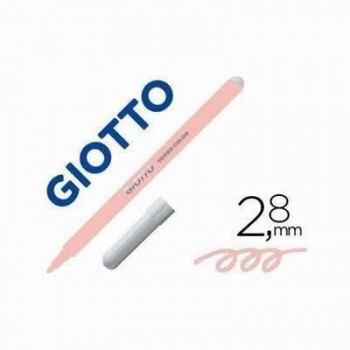 Rotulador Giotto Turbocolor rosa carne caja 12 unidades 485006