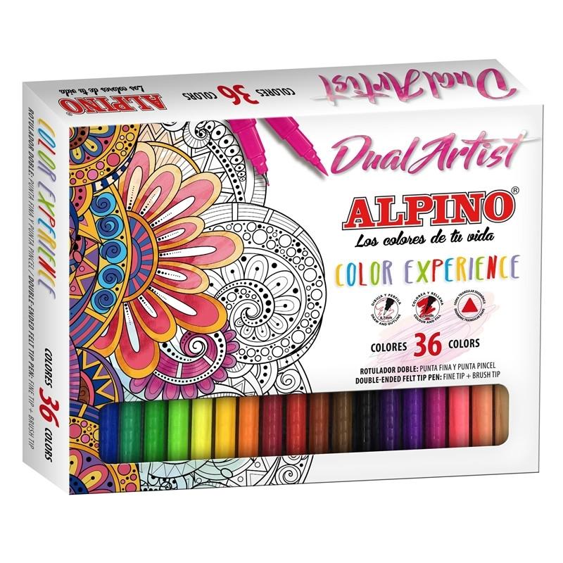 Rotulador Alpino AR000176 caja de 36 Dual artist Experience