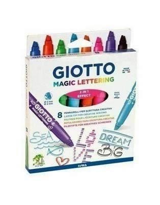 Rotulador Giotto 426500 c/8 magic lettering