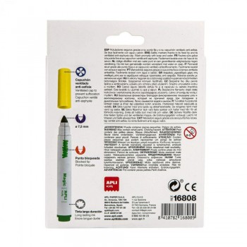 Rotulador Apli c/10 magic 16808