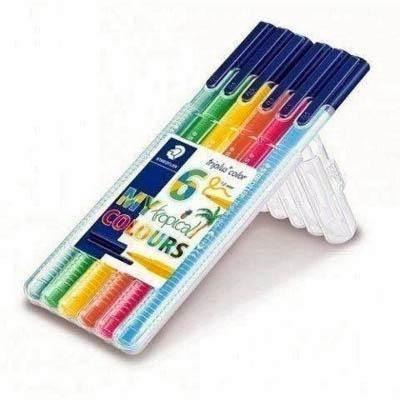 Rotulador Staedtler Triplus b/6 tropicales 323 SB6CS4