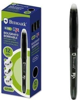 Rotulador Bismark borrable Negro 327536