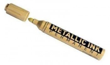 Rotulador permanente metalico oro punta gruesa caja 12 unidades RTM230-12-G Molin