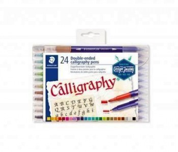 Rotulador Staedtler calligraphy duo caja 24 unidades surtido 3005TB24