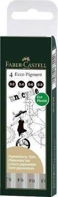 Rotulador Faber-Castell C/4 ecco pigment calibrado 167004