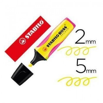 Rotulador Fluorescente Stabilo Boss Splash C/10 Amarillo 75/24