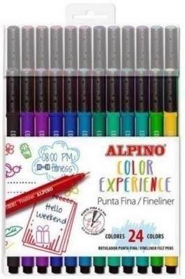 Rotulador Alpino AR001039 caja de 24 fineliner color experinece