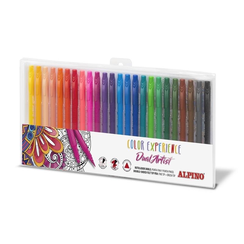 Rotulador Alpino AR000187 caja de 24 Dual artist Experience
