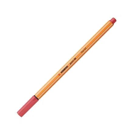 Rotulador Stabilo C/10 rojo oxido 88-47