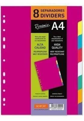 Separador polipropileno 8 separadores Senfort 302020 rigido