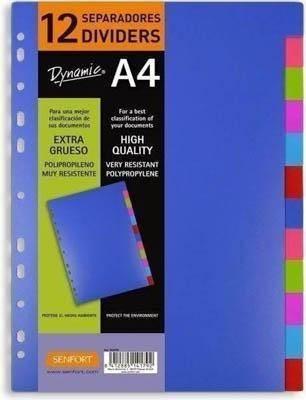 Separador polipropileno 12 separadores Senfort 302070 rigido