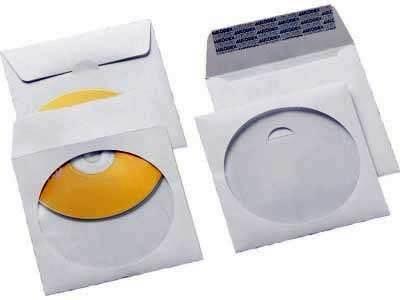 Sobre CD Uni 125*125 P/25 verde 12065