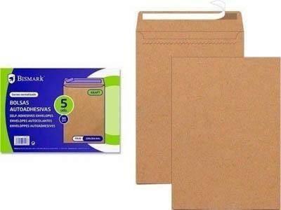 Bolsa kraft 4º 162*229 Bismark caja 8 unidades 327117