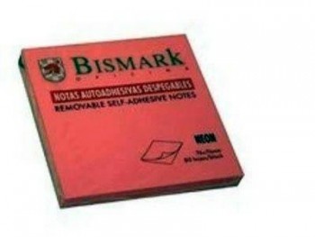 Taco de Notas Bismark 76*76 Rosa Neon 310520