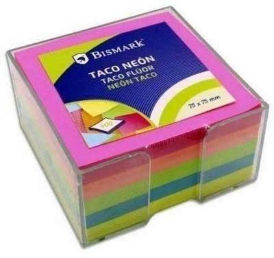 Taco Bismark 325066 76x76 surtido 400 hojas neon