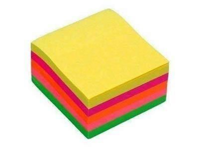 Taco Bismark 324222 76x76 surtido 450 hojas. Colores neon