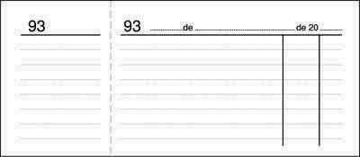 Talonarios  Caja T23N P/20 1/3 4º NUMER