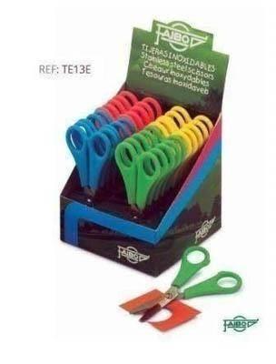 Tijera Faibo TE13E Escolar Expositor C/20