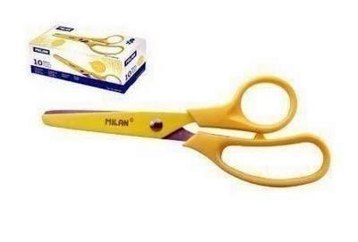 Tijera Milan 1412081020 Escolar Amarillo