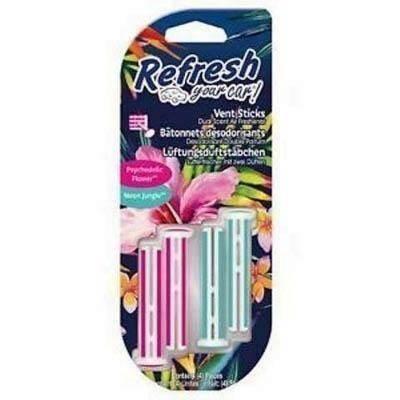 Ambientador Refresh E301411400 ventilador coche p/4 flor