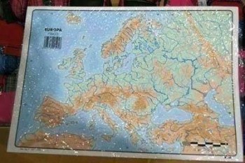 Mapas Mudos Paquete 50 Europa Fisico 505