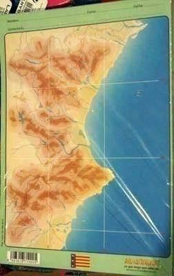 Mapas Mudos Paquete100 Valencia Fisico