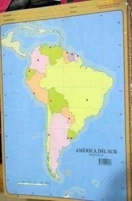 Mapas Mudos Paquete100 America del sur P.