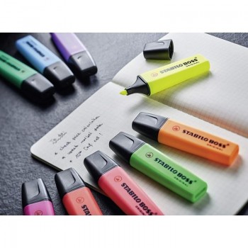 Rotulador Fluorescente Stabilo Boss Estuche 8 colores 70/8