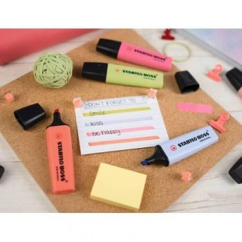 Rotulador Fluorescente Stabilo Boss Estuche 8 colores 70/8