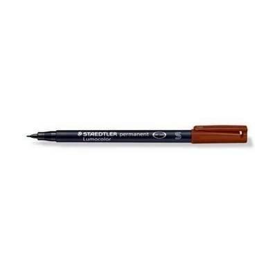 Rotulador permanente Staedtler Lumocolor trazo 0,4mm marrón
