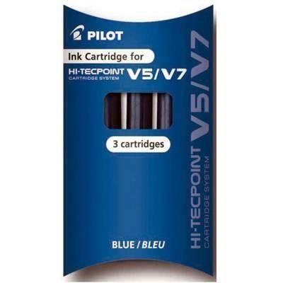 Recambio Boligrafo Pilot V5/V7 C/3 Azul BXS-IC-L-S3