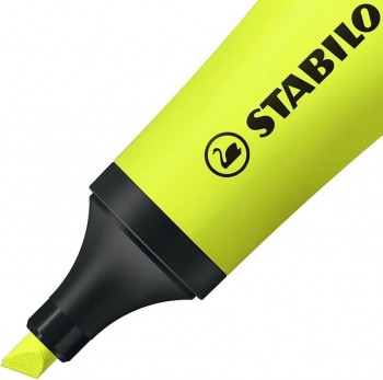 Rotulador Fluorescente Stabilo Neon Amarillo 72/24 Tubo