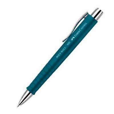Bolígrafo Faber-Castell Poly Ball XB ergonómico tinta negra cuerpo petróleo