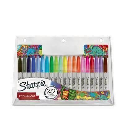 Rotulador Sharpie permanente c/20 fine surtido 2061128