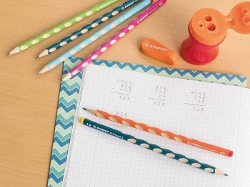 Lápiz para zurdos Stabilo EASYgraph HB petróleo