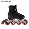 Patines en linea talla 33-36 Negro FERRARI MSFS4B3639
