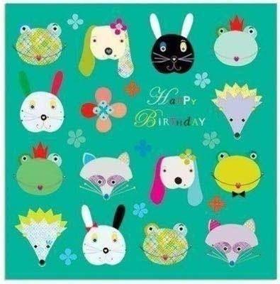 Postal animales 16*16 centimetros Turnowsky 39210 Arguval