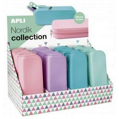 Portatodo Apli silicona colores pastel surtidos 17408