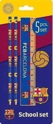 Set 5 piezas escolar FC Barcelona 62436 Senpol