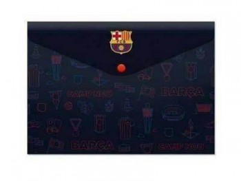 Carpeta con broche polipropileno FC Barcelona 328473 Poessa