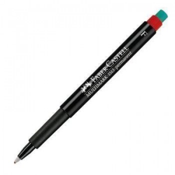 Rotulador permanente Faber-Castell Multimark trazo 0.8mm negro F 151399