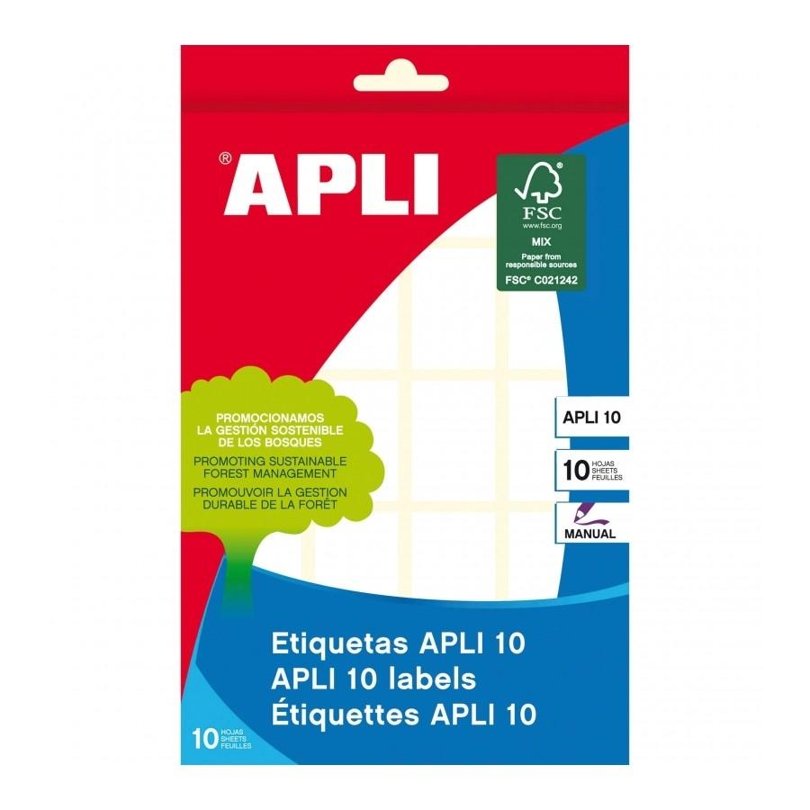 Etiqueta Blister 22x32 Sobre 10 H. 200 U 1644 Apli